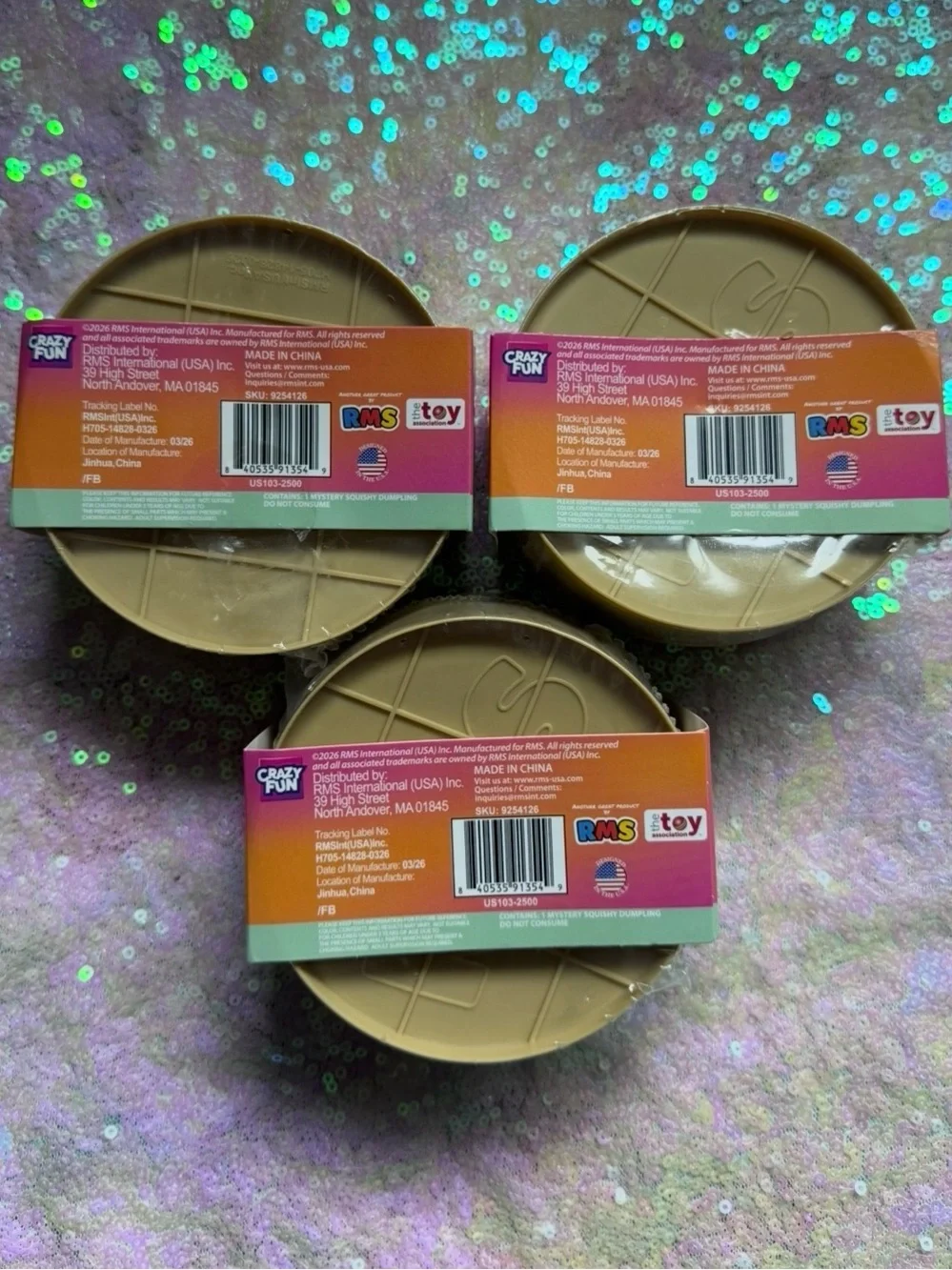 Viral Five Below Mystery Squishy Dumpling (New) Sherbert Edition